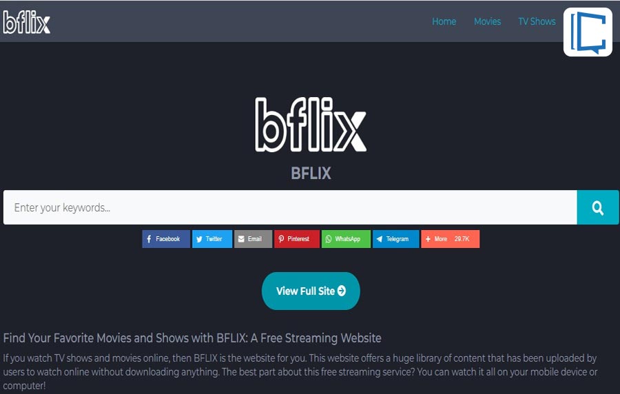 Get All The Latest Movies On Bflix!