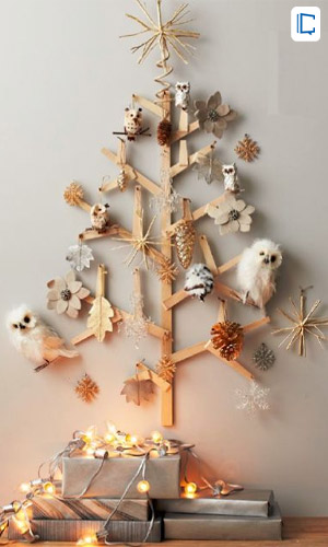 Wall Christmas Tree Decoration Ideas